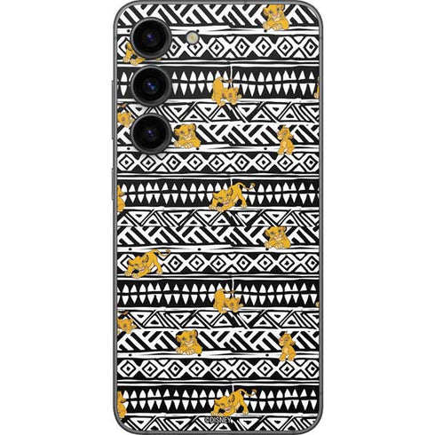 Disney The Lion King Simba Tribal Print Galaxy S23 Skin