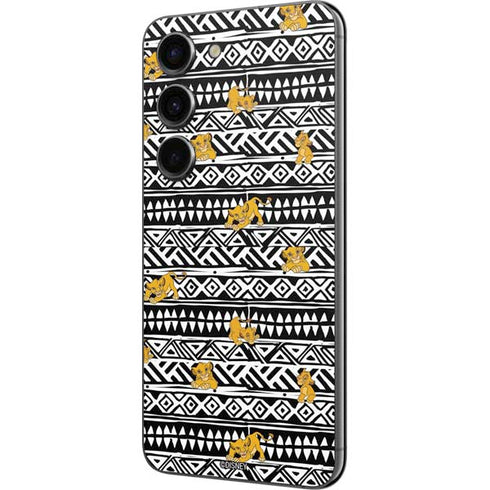 Disney The Lion King Simba Tribal Print Galaxy S23 Skin