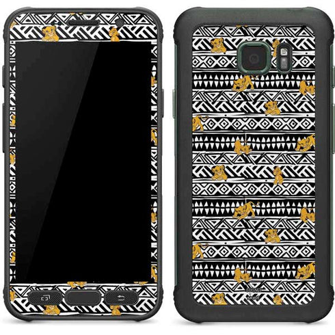 Disney The Lion King Simba Tribal Print Galaxy S7 Active Skin