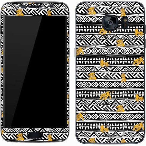 Disney The Lion King Simba Tribal Print Galaxy S7 Skin