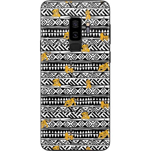 Disney The Lion King Simba Tribal Print Galaxy S9 Plus Skin