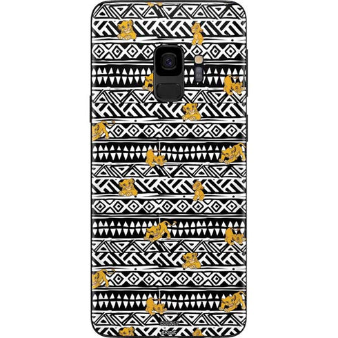 Disney The Lion King Simba Tribal Print Galaxy S9 Skin