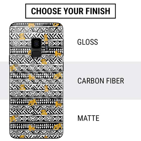 Disney The Lion King Simba Tribal Print Galaxy S9 Skin
