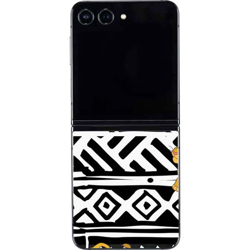 Disney The Lion King Simba Tribal Print Galaxy Z Flip5 5G Skin