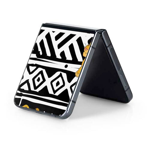 Disney The Lion King Simba Tribal Print Galaxy Z Flip5 5G Skin