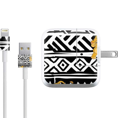 Disney The Lion King Simba Tribal Print iPad Charger (10W USB) Skin