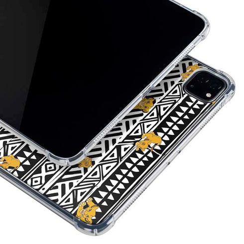 Disney The Lion King Simba Tribal Print iPad Pro 12.9in (2020) Clear Case
