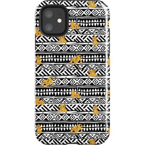 Disney The Lion King Simba Tribal Print iPhone 11 Impact Case