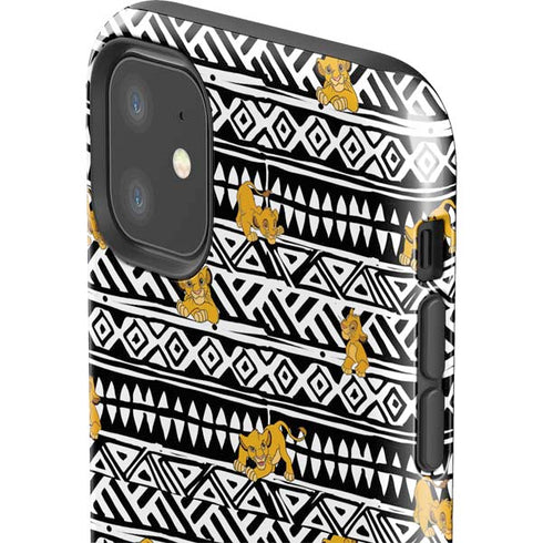 Disney The Lion King Simba Tribal Print iPhone 11 Impact Case