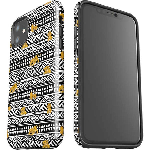 Disney The Lion King Simba Tribal Print iPhone 11 Impact Case