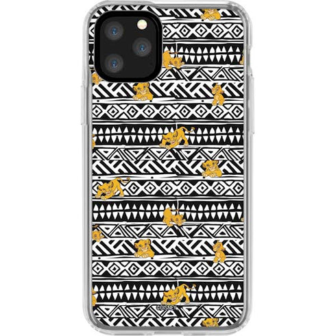Disney The Lion King Simba Tribal Print iPhone 11 Pro Clear Case