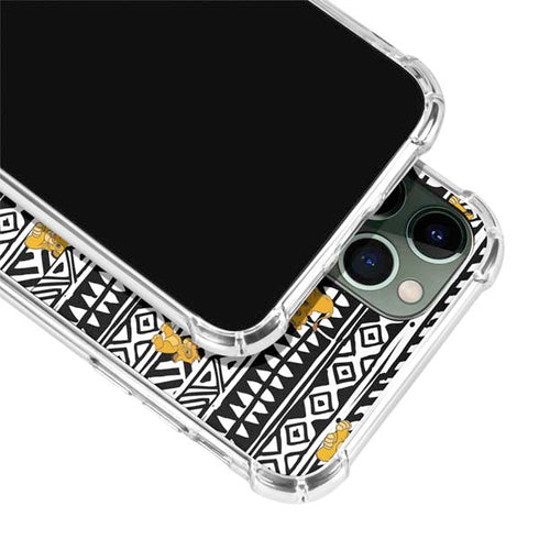 Disney The Lion King Simba Tribal Print iPhone 11 Pro Max Clear Case