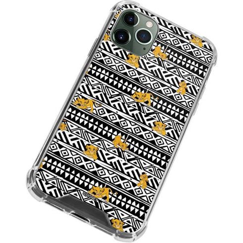 Disney The Lion King Simba Tribal Print iPhone 11 Pro Max Clear Case