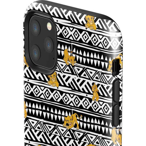 Disney The Lion King Simba Tribal Print iPhone 11 Pro Max Impact Case