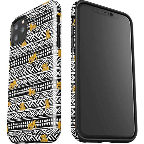 Disney The Lion King Simba Tribal Print iPhone 11 Pro Max Impact Case