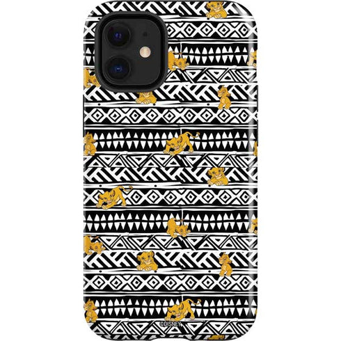 Disney The Lion King Simba Tribal Print iPhone 12 Mini Impact Case