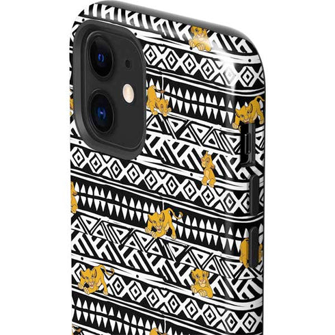 Disney The Lion King Simba Tribal Print iPhone 12 Mini Impact Case