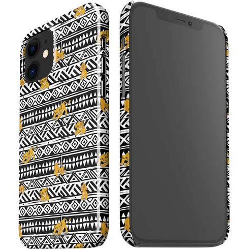 Disney The Lion King Simba Tribal Print iPhone 12 Mini Lite Case