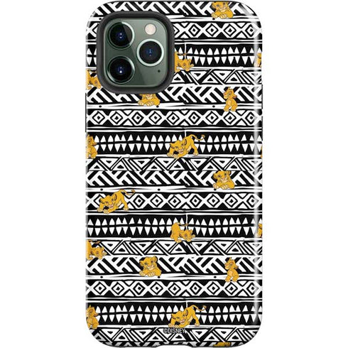 Disney The Lion King Simba Tribal Print iPhone 12 Pro Max Impact Case