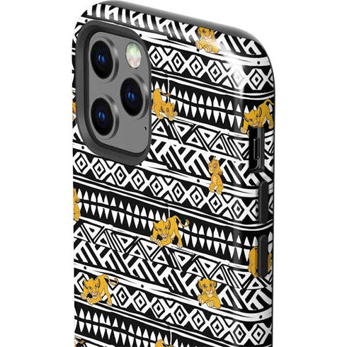 Disney The Lion King Simba Tribal Print iPhone 12 Pro Max Impact Case