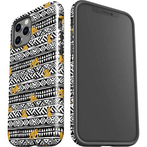 Disney The Lion King Simba Tribal Print iPhone 12 Pro Max Impact Case