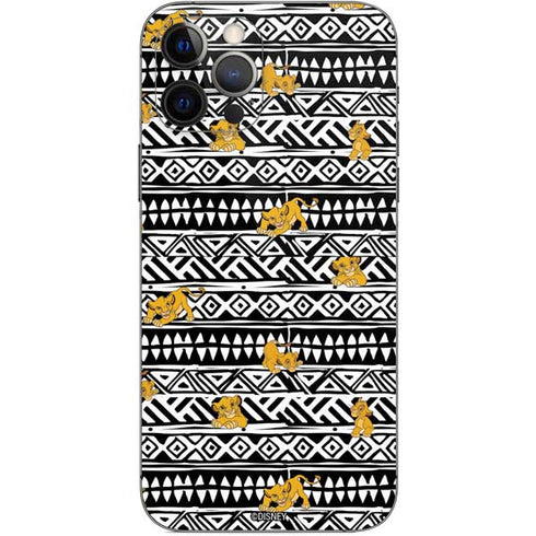 Disney The Lion King Simba Tribal Print iPhone 12 Pro Skin