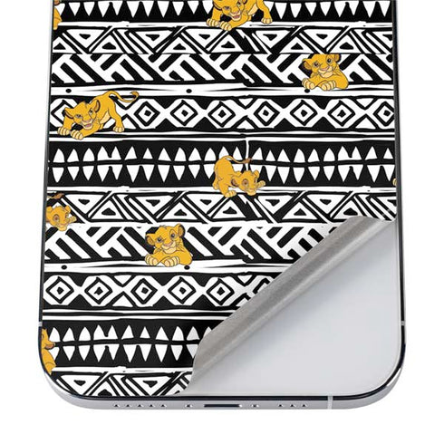 Disney The Lion King Simba Tribal Print iPhone 12 Pro Skin