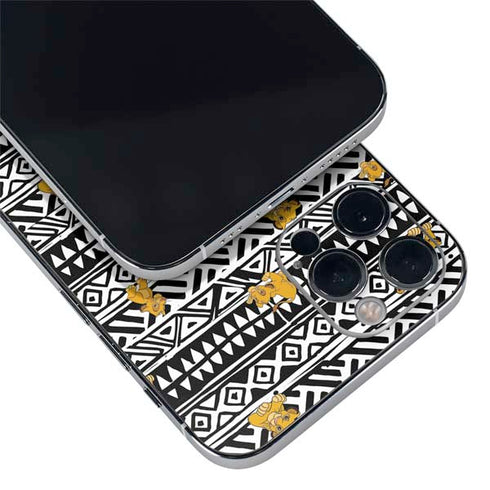 Disney The Lion King Simba Tribal Print iPhone 12 Pro Skin