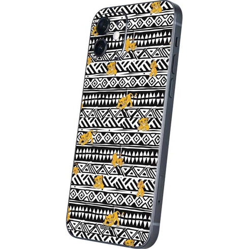 Disney The Lion King Simba Tribal Print iPhone 12 Skin