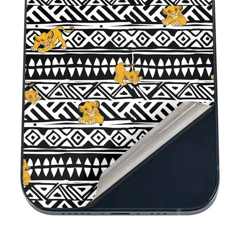 Disney The Lion King Simba Tribal Print iPhone 12 Skin