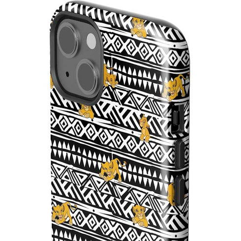 Disney The Lion King Simba Tribal Print iPhone 13 Impact Case