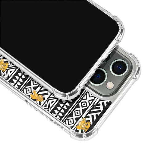 Disney The Lion King Simba Tribal Print iPhone 13 Pro Clear Case