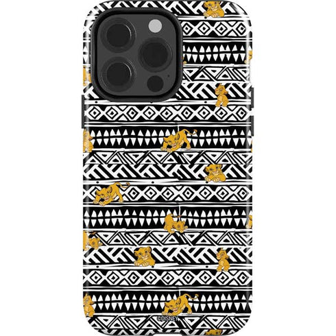Disney The Lion King Simba Tribal Print iPhone 13 Pro Impact Case