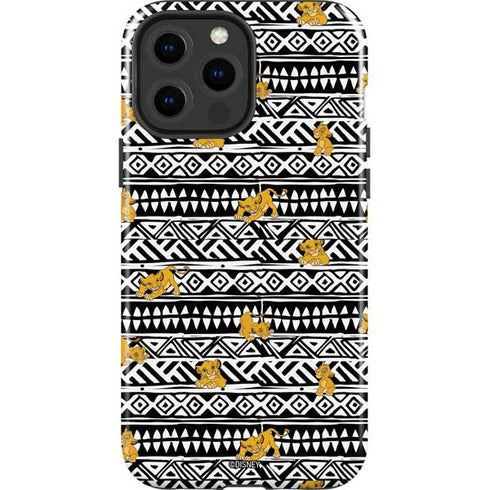 Disney The Lion King Simba Tribal Print iPhone 13 Pro Max Impact Case