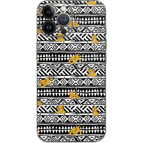 Disney The Lion King Simba Tribal Print iPhone 13 Pro Max Skin