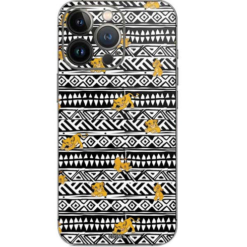 Disney The Lion King Simba Tribal Print iPhone 13 Pro Skin