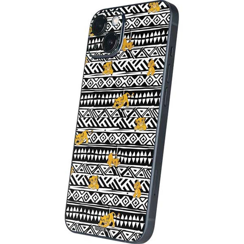 Disney The Lion King Simba Tribal Print iPhone 14 Plus Skin