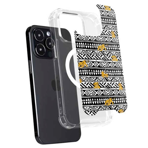 Disney The Lion King Simba Tribal Print iPhone 15 Pro Max MagSafe Case