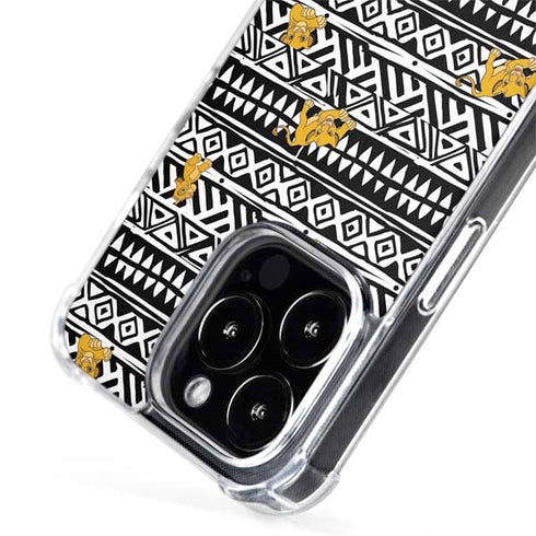 Disney The Lion King Simba Tribal Print iPhone 14 Pro Max MagSafe Case