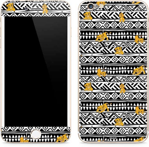 Disney The Lion King Simba Tribal Print iPhone 6/6s Plus Skin
