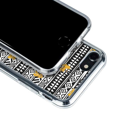 Disney The Lion King Simba Tribal Print iPhone SE (2nd & 3rd Gen) Clear Case