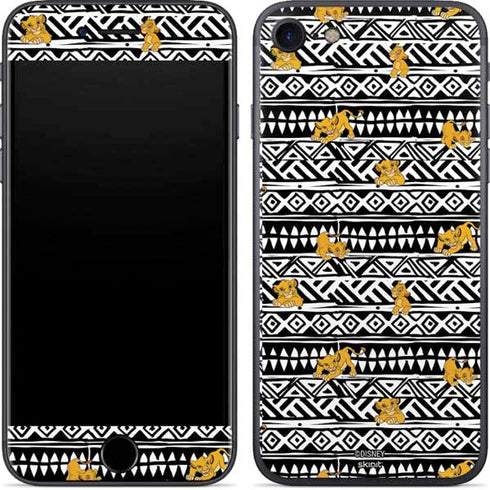 Disney The Lion King Simba Tribal Print iPhone SE (2nd & 3rd Gen) Skin