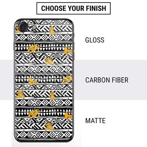 Disney The Lion King Simba Tribal Print iPhone SE (2nd & 3rd Gen) Skin