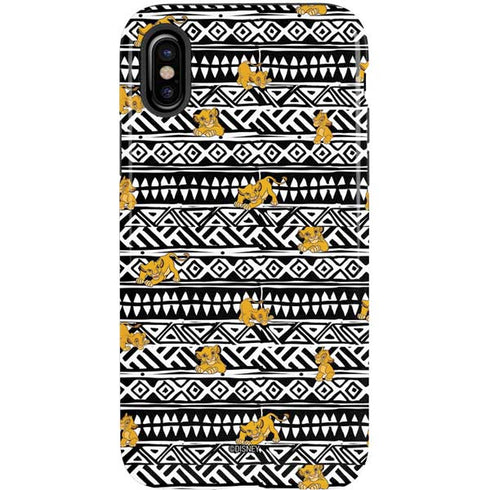 Disney The Lion King Simba Tribal Print iPhone X Pro Case
