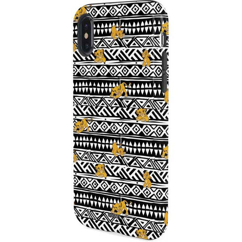 Disney The Lion King Simba Tribal Print iPhone X Pro Case