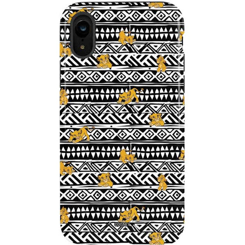 Disney The Lion King Simba Tribal Print iPhone XR Pro Case