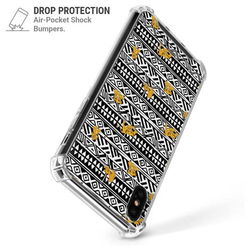 Disney The Lion King Simba Tribal Print iPhone XS Max Clear Case
