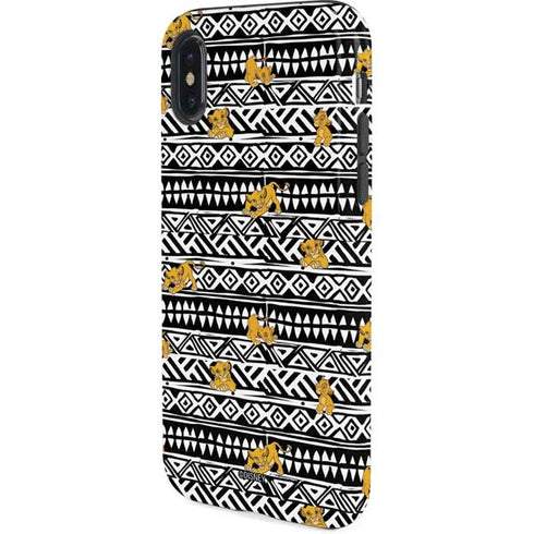 Disney The Lion King Simba Tribal Print iPhone XS Pro Case