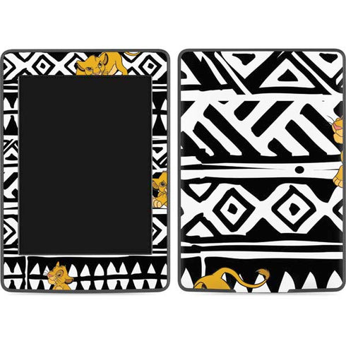 Disney The Lion King Simba Tribal Print Amazon Kindle Skin