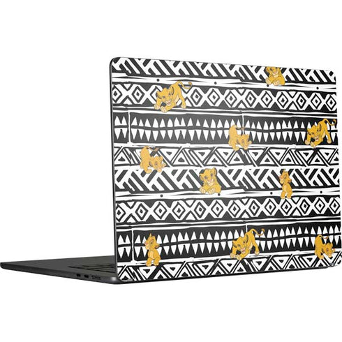 Disney The Lion King Simba Tribal Print MacBook Air 15 in (2023) Skin